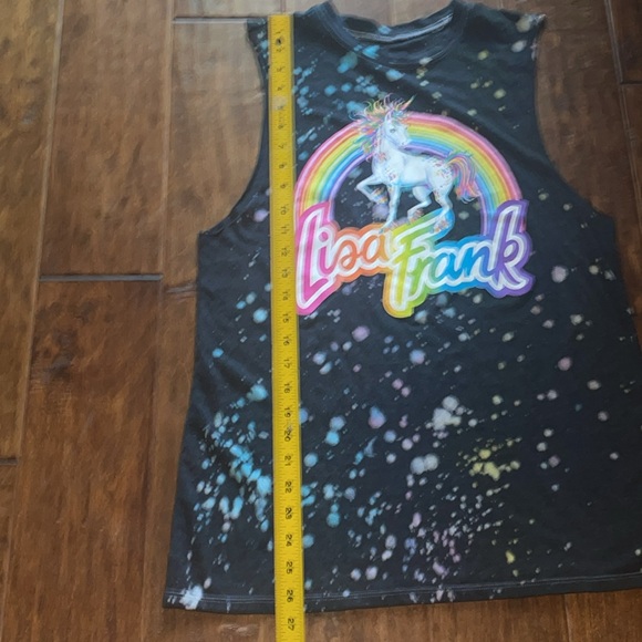 Lisa Frank unicorn sleeveless tank top tshirt size medium - Picture 7 of 8
